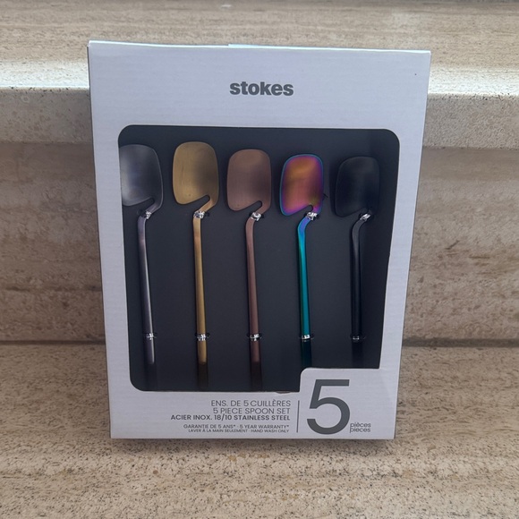 Multicolor Stainless Steel Spoon Set - Picture 1 of 1